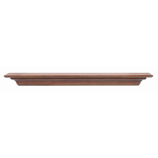 Pearl Mantels 72 In. The Homestead Shelf Or Mantel Shelf Finish, Antique Birch 418-72-90